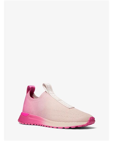 michael kors bodie slip on|Michael Kors pink bodie sneaker.